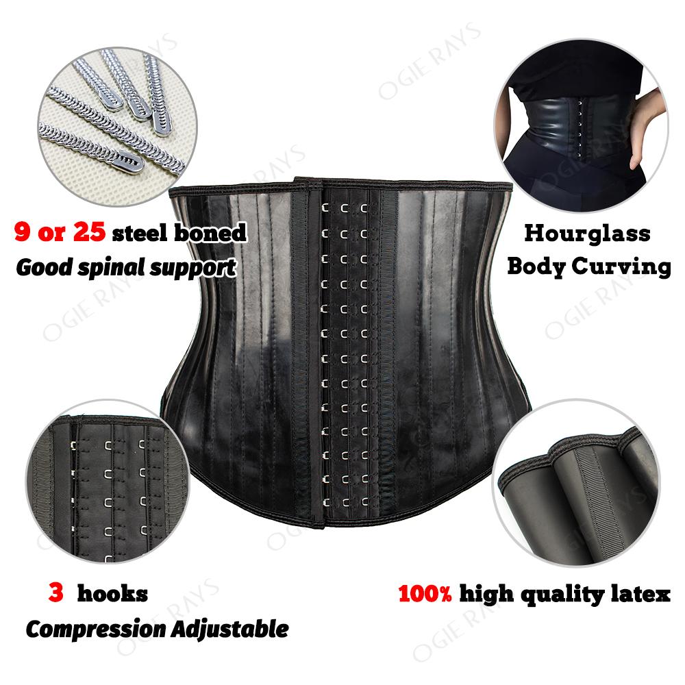 High Compression Latex Hourglass Modeling Strap Tummy Wrap Belly Slimming Corset Woman Reductive Belt Waist Trainer Shaper