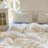 2025 New Style Summer Bedding Set: Double Layer Gauze Bed Sheet & Duvet Cover, Dormitory Four-Piece Set