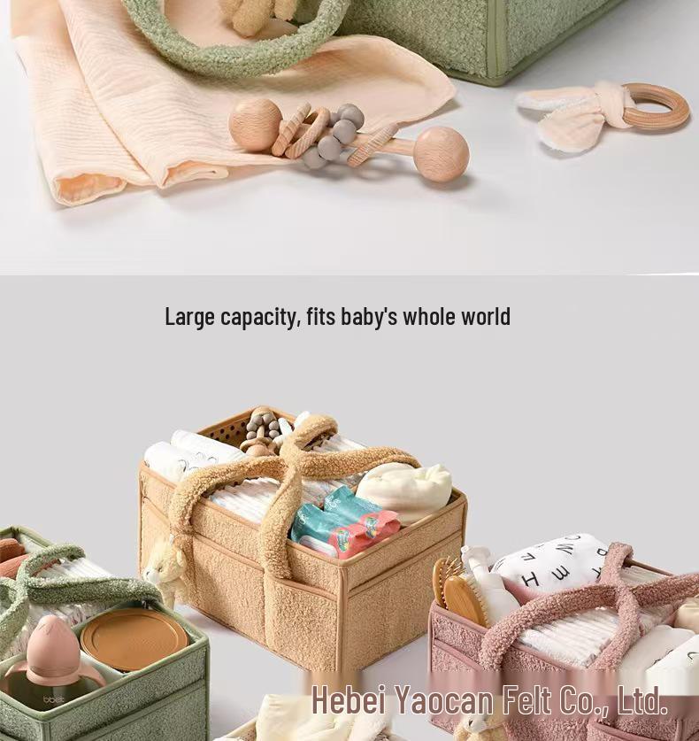 Portable Baby Diaper Organizer and Changing Table Rack