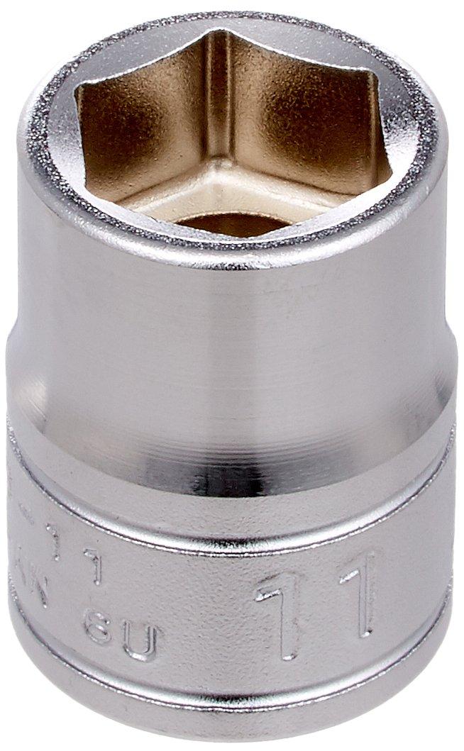 

Kyoto Tool Hexagonal Socket 11mm x Drive x 23mm Overall Length (KTC) B311, 9.5mm