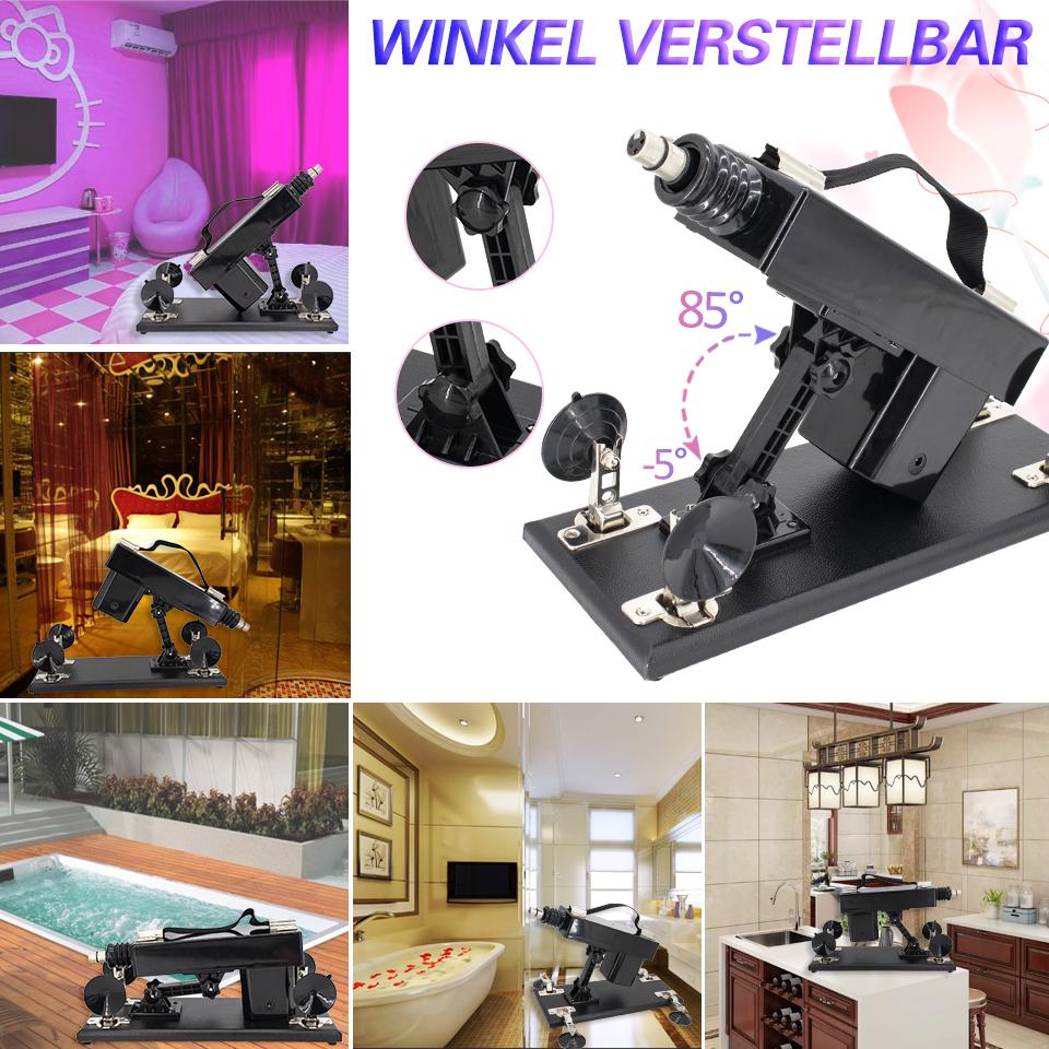 DTSUDU Sex Machine 3XLR Connector Accessory with Dildo and Suction Cup Love Machine Insertion Gun Machine for Couple Sex Game