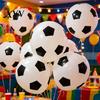 Inflatable Football Ball 36 Inch Balloons, Explosion-Proof Latex Soccer Print Party Thick Balloon Sports Theme Decor for Game Day, Fan Supplies
