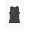 Benetton Half Button Stripe Sleeveless Bats94541