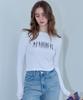 MARROT Shadow Spray Print T-Shirt_White
