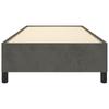 vidaXL Bettgestell ohne Matratze Dunkelgrau 80x200 cm Samt