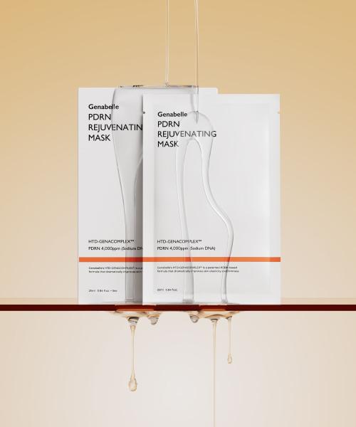 Genabelle PDRN Омолаживающая маска-патч 5 штук PDRN Rejuvenating Mask Pack 5 sheets