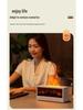 Retro 3D Fireplace Flame Aroma Humidifier & Colorful Desktop Light