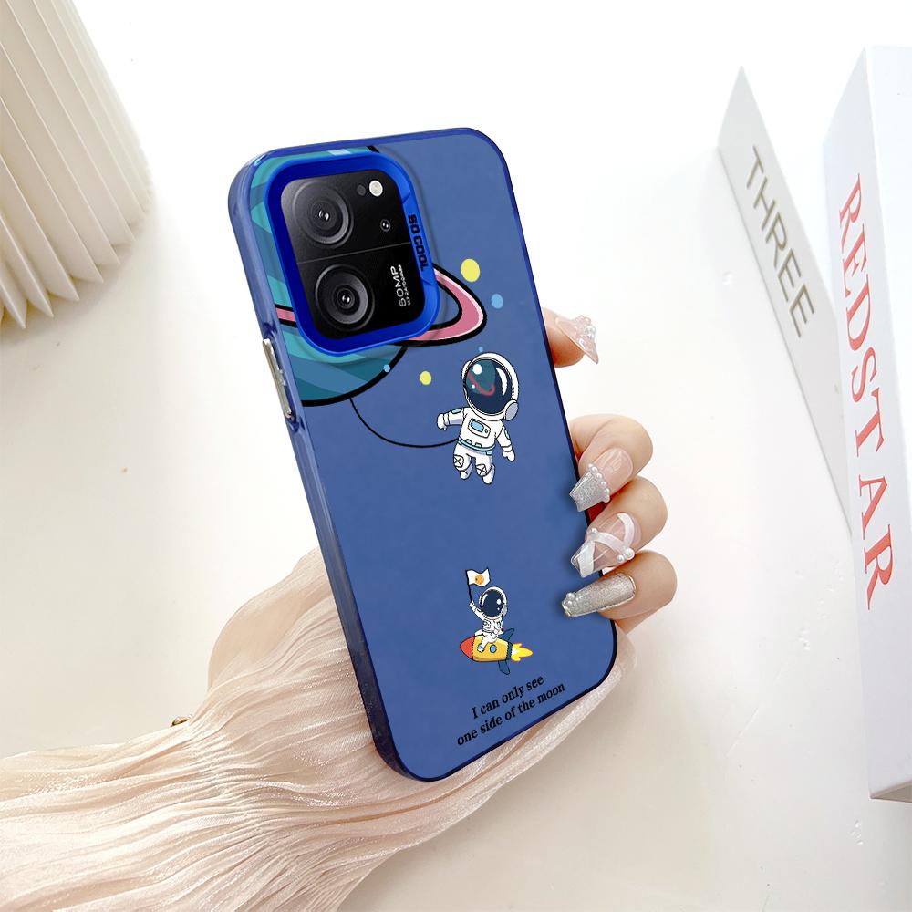 Painted Pattern Colorful Sliver Double Sided Hard Shell Shockproof Anti-fall Phone Casing for Xiaomi Redmi Poco