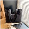 Summer New Urban Simple Style Hand Bag Letter Design Large Capacity Handbag Underarm Bag Tote Bag