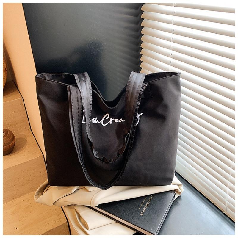 Summer New Urban Simple Style Hand Bag Letter Design Large Capacity Handbag Underarm Bag Tote Bag