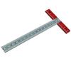 T Square Ruler Aluminium Alloy Metal Woodworking Drawing Crafting Drafting Tool with Scale for Archi
