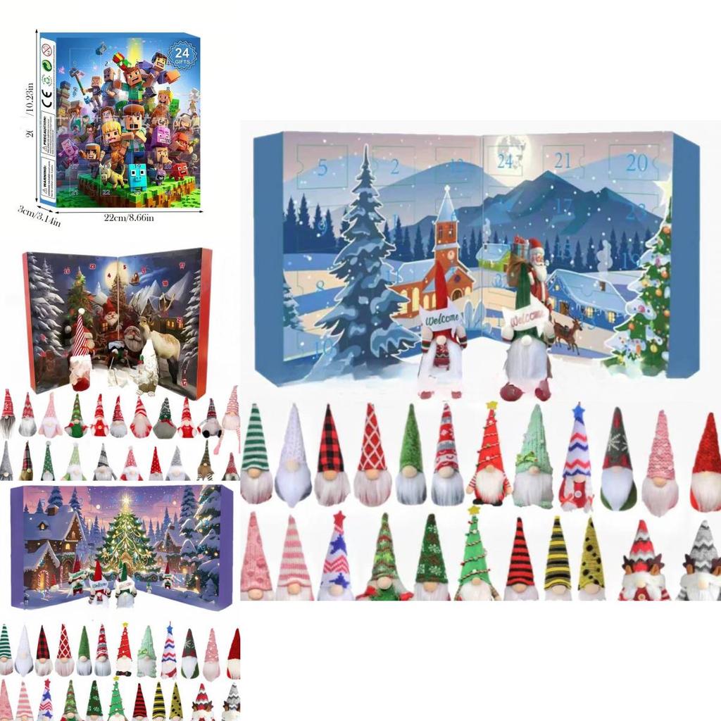Christmas Gnome Advent Calendar Plush Toy With Educational Features For Kids And Gift Giving