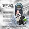 Prahita Herbal Charcoal Menthol Face Wash Tan & Deep Cleansing | Removes Tan, Fights Pollution, Helps Prevent Oiliness & Pimples, Cools & Refreshe