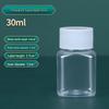 30, 50, 100ml Wide-Mouth Transparent Plastic Bottles with Lids for Samples