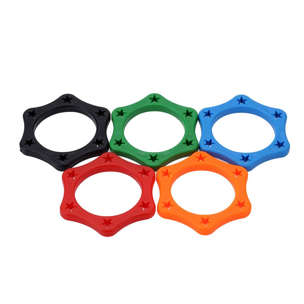 5pcs Rubber Wireless Handheld Microphone Anti Rolling Protection Ring
