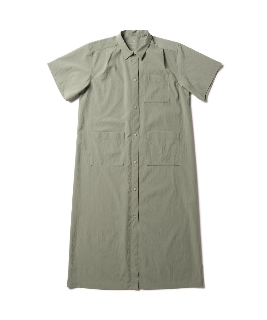 Breathable Quick Dry Dress Tops Dress FOLIAGE 1 [Snow Peak] OP-26SW007 Women's