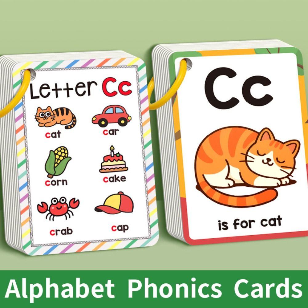 A-Z Cards English Alphabet Cards 26 Letters Montessori Learning Cards  Home Learning