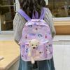 Adorable Cartoon Bear Backpack For Kids Stylish Kindergarten Book Bag In Blue And Pink