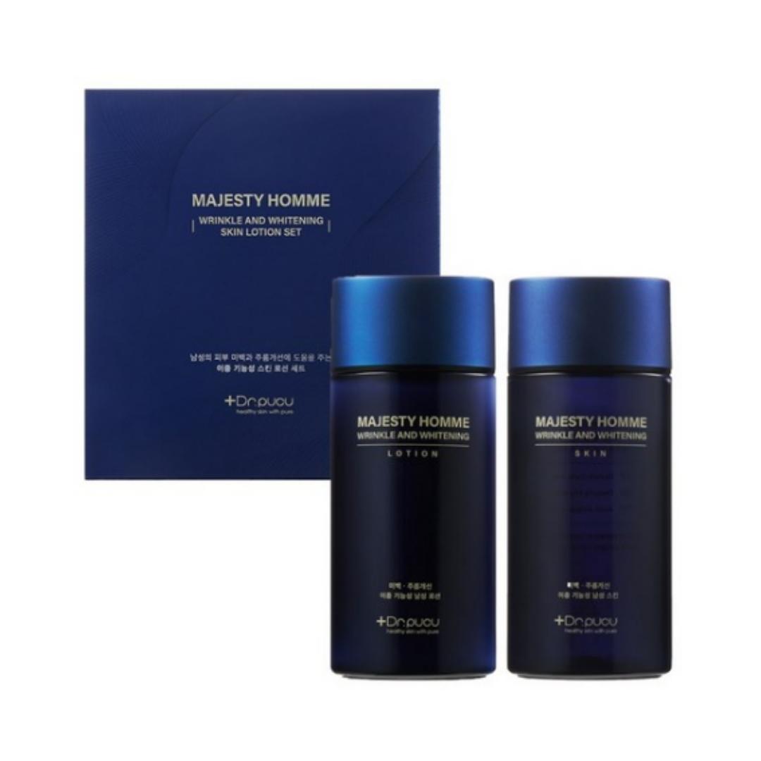 

Набор лосьонов для кожи Majesty Homme против морщин и отбеливающий — 160 мл + 160 мл (1 комплект)
