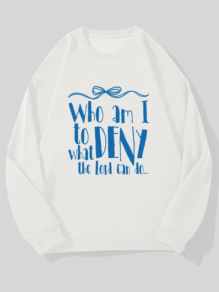 Men's Letter Print Design, Casual Round-Neck Sweatshirt for Man,Trendy Long Sleeve Top, Smooth Soft Breathable, Suitable for Home and Outdoor