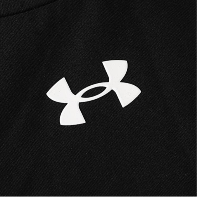 Under Armour Printed Letter Pullover Crew Neck T-Shirt And Elastic Waist Mid Rise Shorts Casual Sports Set Men Sets 22500518-001+24500201-409