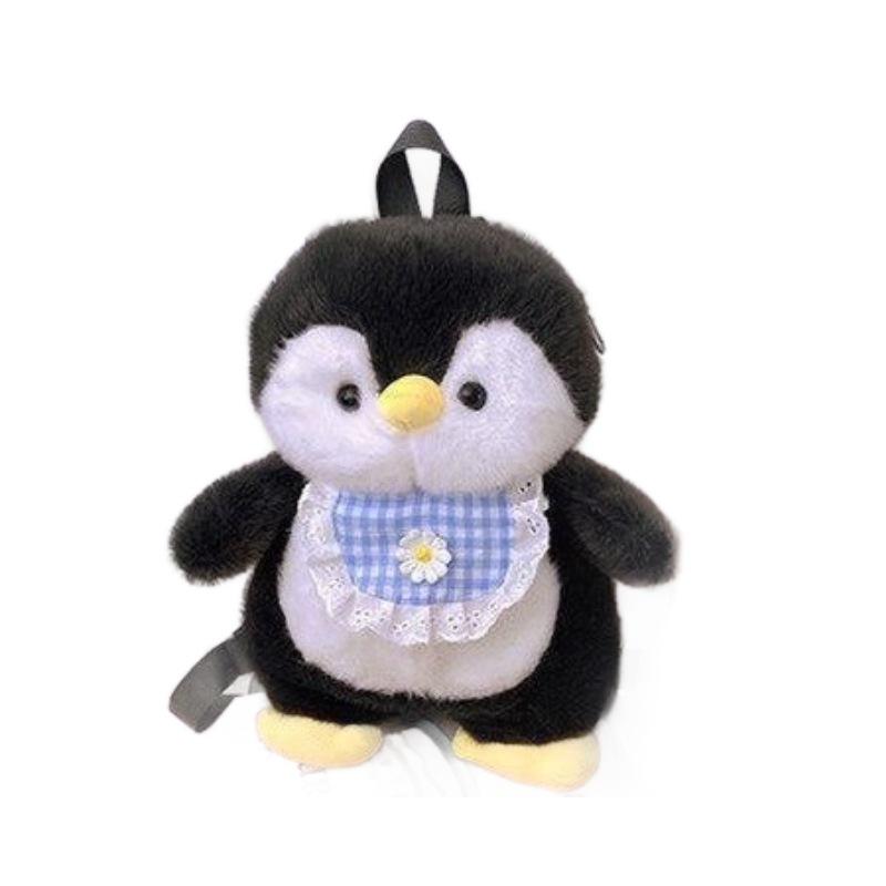 New Cute Cartoon Penguin Plush Backpack for Boys and Girls - Small Toy and Gift