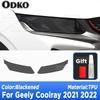2 Pcs For Geely Coolray Escape SX11  Car Headlight Tint Black Protective Film Protection Transparent TPU Sticker Accessories