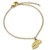 Stainless Steel Golden Snitch Gold Chain Bracelet