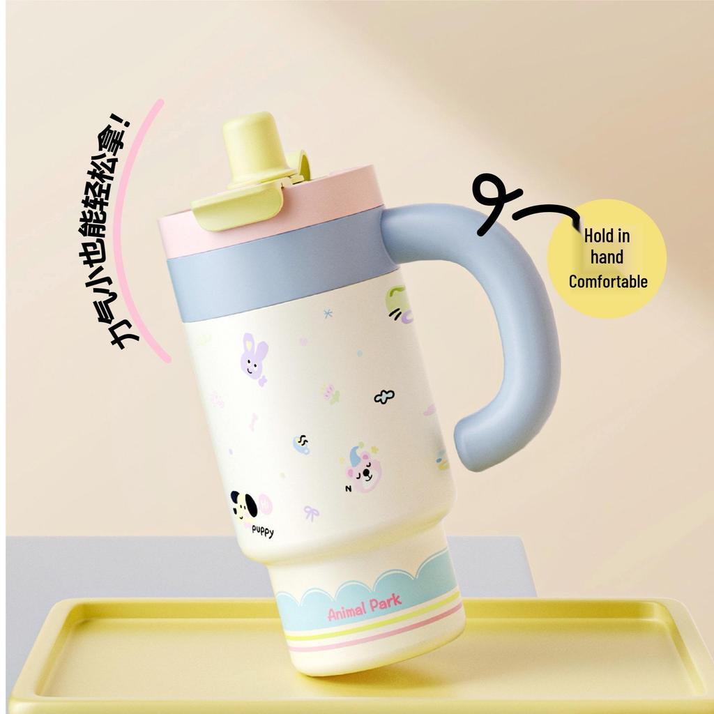 New Super Large Insulated 316 Stainless Steel Portable Water Cup - Cute, High Capacity, Ice Buster Design