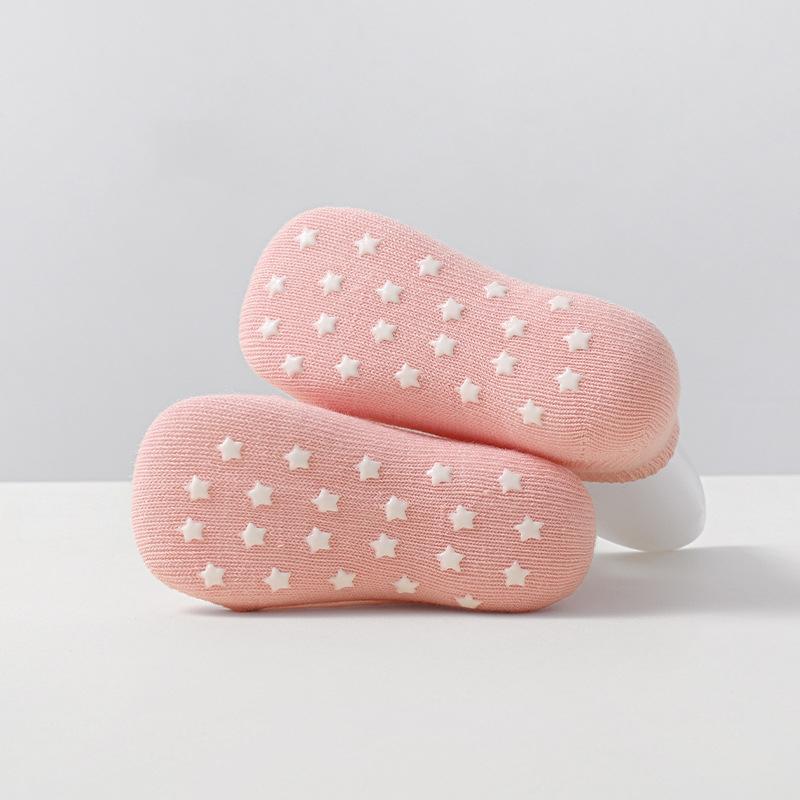 8Pairs/set Baby Anti-Slip Ankle Socks Spring Summer 0-3Years Infant Toddler Cotton Floor Socks First Walker Indoor Short Sock