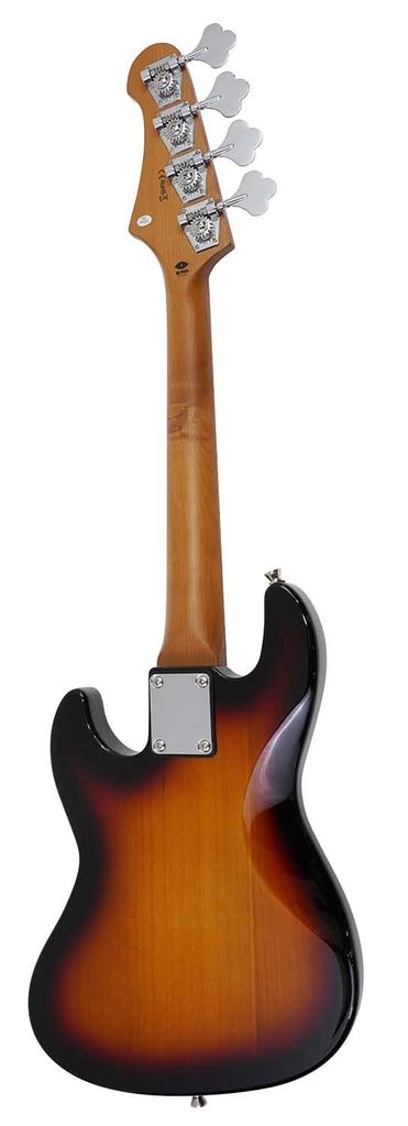 Flight Rock Series Mini Electric Base JB Type Sunburst FUR-MJ-SB