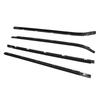 4pcs/set Black Car Door Window Glass Weatherstrip Trim For Hyundai I30 2008-2011 822102L000 Waterproof Pressure Sealing Strip