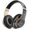 Bluetooth Headphones Over Ear, 6S Wireless Headphones Wired with 6 EQ Modes, 40 Hours Playtime Foldable HiFi Stereo Headset with Microphone, FM/TF