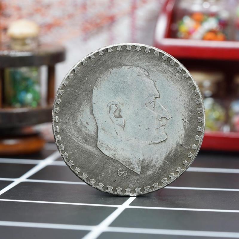 Президент Египта Насер, антикварные креативные монеты, памятные медали, антиквариат для путешествий, изделия ручной работы, медные монеты, безделушки