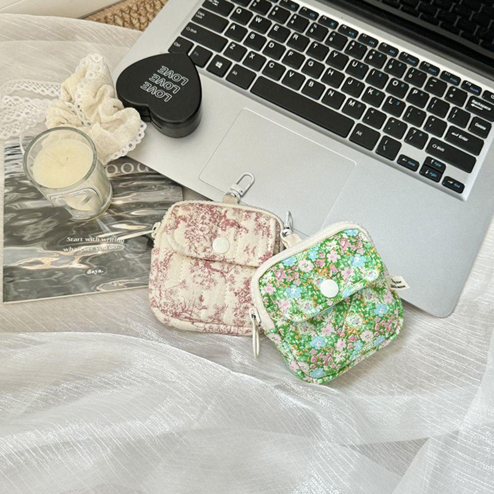 Pendant Small Makeup Lipstick Bag Large Capacity Mini Canvas Storage Bag  Travel