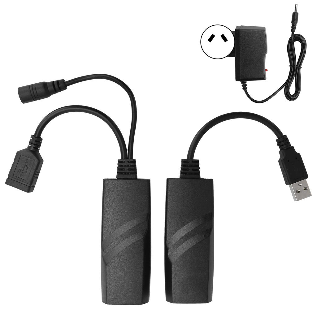 Netzwerkverlängerungskabel USB2.0 auf RJ45 Adapter Konverter Extender CAT5E CAT6