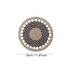Woven straw hanging ornament round mats dining mats cup mats linen mats drainage mats wall decorations
