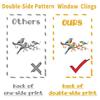 Spring Window Clings Stickers Spring Flower Bird Double Side Window Decals Spring Schools Home Offices Party Supplies
