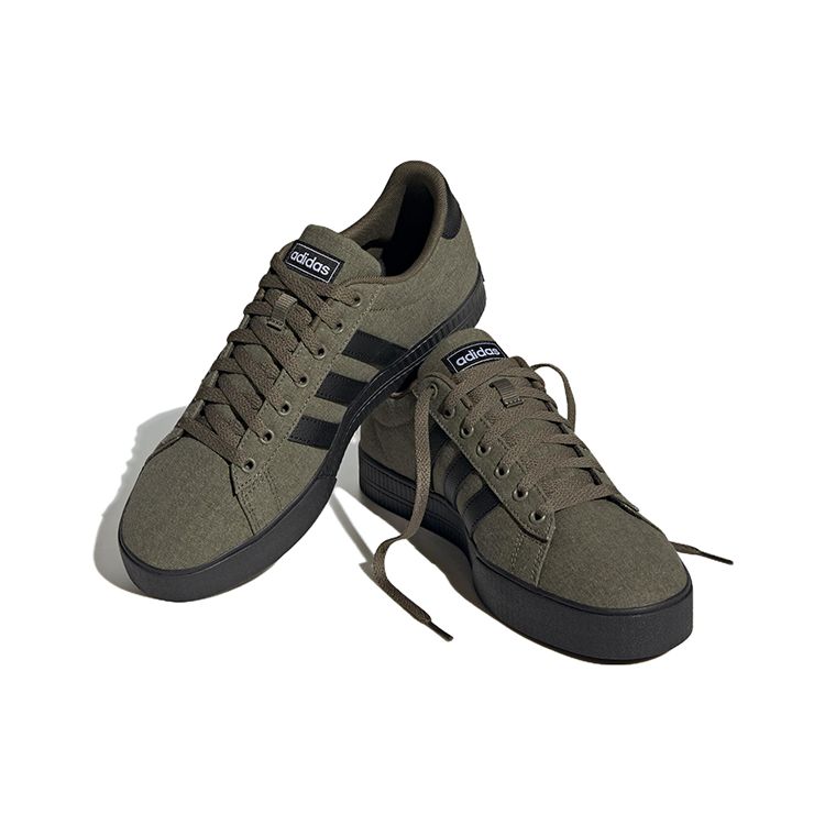Adidas Neo Daily 3.0 Comfortable Versatile Low-Top Skate Shoes Men Sneakers Green Black HP6029