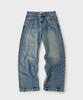 HOOVES Stacking Wide Denim Pants [Light Blue]
