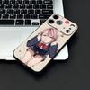 ANIME D-Dandadans Phone Case For IPhone 17 Air 16 E Pro Max 15 14 13 Mini 12 Pro 11 Max Plus Black Soft Shell