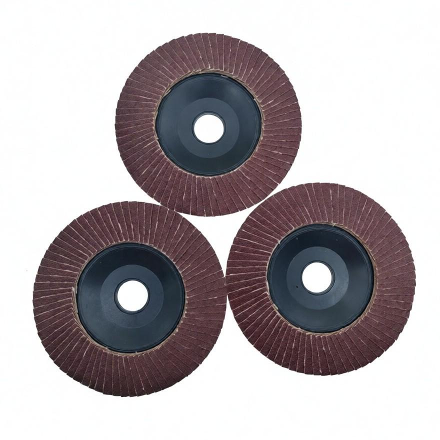 Customizable 100mm Flap Discs, Wear-Resistant Polishing Wheels, Grinding Wheel Slices, Metal Grinding Discs, and Angle Grinder Discs.