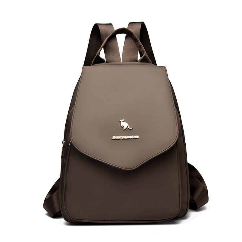 

Large-capacity Double-shoulder Bag - Fashionable and Casual Women s Backpack for Commuting кавовий
