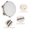 6inch Hand Held Drum Tambourine Drum Metal Jingles Percussion Musical Instrument For KTV Party Games