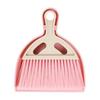 Plus Nao Mini Broom Dustpan Set Broom Dustpan Tabletop Compact Thin Slim Wall Hanging Cleaning Supplies Cleaning Goods Space Saving - Pink