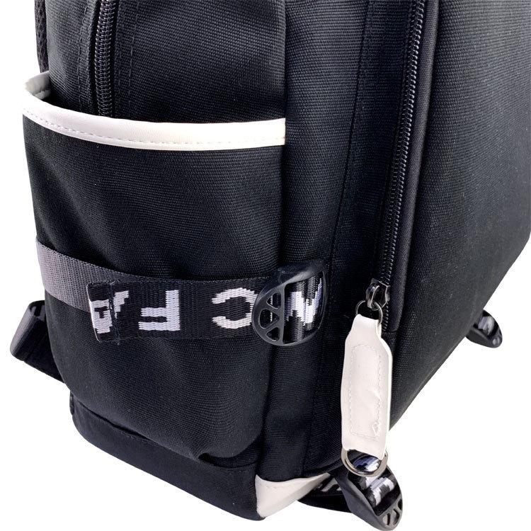 Death Note Day Man Full Color Printed Backpack Double White Edge Decorated Student Bag Computer Bag Travel Bag