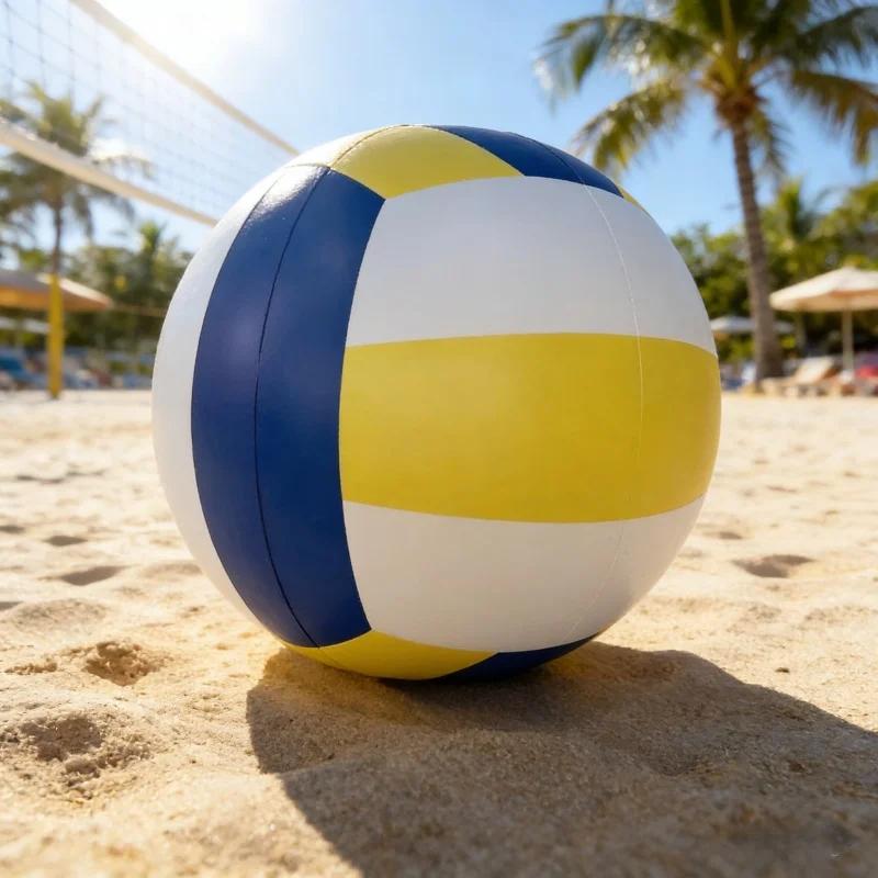 Großer Riesiger Aufblasbarer Strandvolleyball PVC-Material 0,6-1,5m Familientreffen Strandball Kindergarten Outdoor Spiel Sportspielzeug