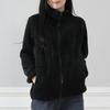 Women's Double-Sided Fleece Hoodie Jacket - Warm, Velvet Thickened, Stand Collar Zipper Cardigan for Winter
