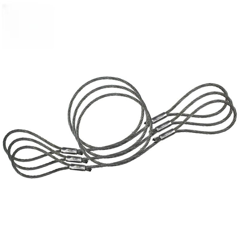 Heavy-Duty Pressed Steel Wire Rope Lifting Sling
