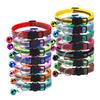 Pet Collar Reflective Safety Buckle Collar Bell Round Ear Cat Dog Collar Glowing Collar